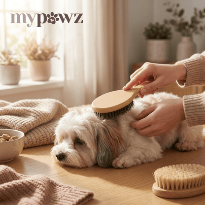 mypawz™ CalmCoat Boar Bristle Brush